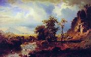 Albert Bierstadt North Fork of the Platte Nebraska oil painting